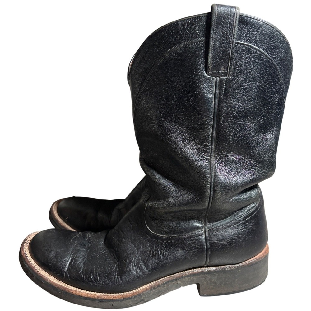 VTG Custom Mercedes Boot‎ Co Leather Cowboy Boots 10/11 Western MADE IN TX FAIR